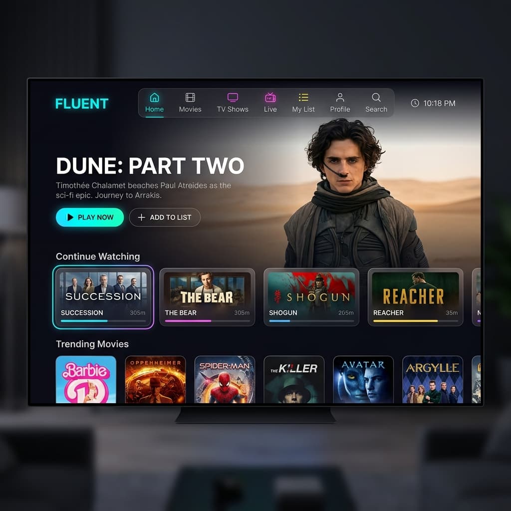 IPTV Smarters Pro Mockup