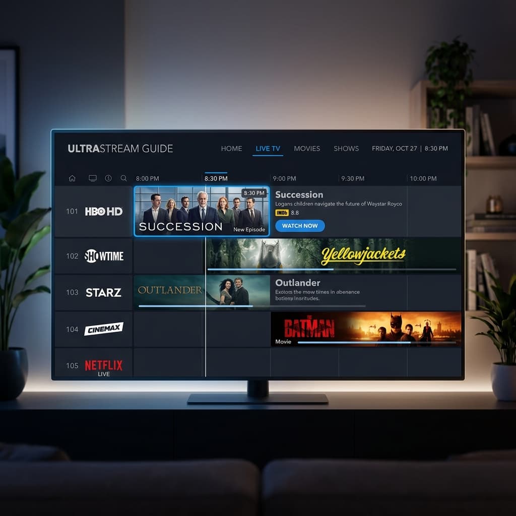 TiviMate Mockup